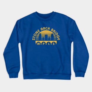 Stone Arch Bridge Minneapolis Crewneck Sweatshirt